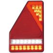 Lampa stop 145x218, 12/24V, LED, 5 functii, triunghi, stanga, L1908 TruckLed