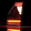 Lampa stop 146x210, 6 functii, ceata, mers inapoi, triunghi, cablu 1m, stanga, FT-277 L Fristom