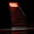 Lampa stop 146x210, 6 functii, ceata, mers inapoi, triunghi, cablu 1m, dreapta, FT-277 P Fristom