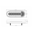 Lampa spate 165x80, 4 functii, LED Neon, semnalizare dinamica, stanga/dreapta, L1873 TruckLed
