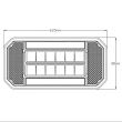 Lampa spate 165x80, 3 functii, LED Neon, 12/24V, semnalizare dinamica, dreapta L1875 TruckLed