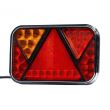 Lampa stop 200x130, LED, 5 functii cu mufa si Canbus, FT-270 L TB LED O PM Bajonet 5 pini Fristom