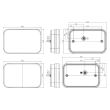 Lampa spate 200x130, LED, 6 functii, cu numar si ceata, cu mufa, FT-270 L TB PM Bajonet 5 pini Fristom