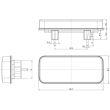 Lampa spate 201x85, LED, 3 functii, semnalizare dinamica, W194 DD/3 1380 DD L/P Was