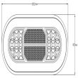 Lampa spate 202x95, 3 functii, LED Neon, L1891 TruckLed