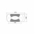 Dispersor 215X100, 5 functii, cu mers inapoi, dreapta, MD-036K P Fristom
