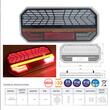 Lampa spate 235x110 LED NEON, 5 functii, cu ceata si mers inapoi, semnalizare dinamica, stanga L2422