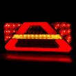 Lampa stop 236x104, LED, 5 functii, ceata, mers inapoi, semnalizare dinamica, dreapta, 02365 Amio