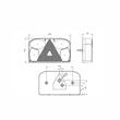 Lampa spate 238x138, 6 functii, cu triunghi, mers inapoi si iluminare numar, dreapta, mufa 5pin, FT-089 P PK BAJONET 5PIN Fristom