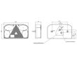 Lampa spate 238x138, 6 functii, cu triunghi, ceata si mers inapoi, dreapta, FT-089 P Fristom