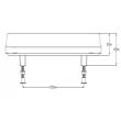 Lampa spate 235x110, 7 functii, LED Neon, cu semnalizare dinamica, dreapta L1886 TruckLed