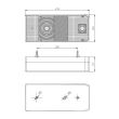 Lampa spate 240x100, 6 functii, cu ceata si numar, stanga, FT-002/L Fristom END LIFE