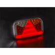 Lampa spate 240x140, LED, 5 functii, cu triunghi si iluminare numar, cu mufa, dreapta, FT-170 P TB SPK Bajonet 5pin Fristom