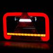 Lampa stop 240x140, LED, 6 functii, ceata, mers inapoi, semnalizare dinamica, stanga, 02366 Amio