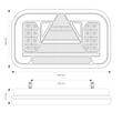 Lampa stop 240x140, LED, 6 functii, ceata, mers inapoi, semnalizare dinamica, stanga, 02366 Amio