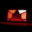 Lampa spate 240x140, LED, 6 functii, cu triunghi, ceata si mers inapoi, stanga, FT-370 L NT Fristom