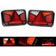 Lampa spate 240x140, LED, 6 functii, cu triunghi, ceata si mers inapoi, stanga, FT-370 L NT Fristom