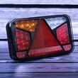 Lampa spate 240x140, LED, 6 functii, cu triunghi, ceata si mers inapoi, stanga, FT-370 L NT Fristom