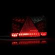 Lampa spate 240x140, LED, 6 functii, cu triunghi, ceata si mers inapoi, stanga, FT-370 L NT Fristom