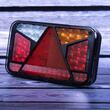 Lampa spate 240x140, LED, 6 functii, cu triunghi, ceata si mers inapoi,dreapta, FT-370 P NT Fristom