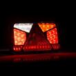 Lampa spate 240x140, LED, 6 functii, cu triunghi, ceata si mers inapoi,dreapta, FT-370 P NT Fristom