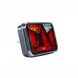 Lampa spate 240x140, LED, 7 functii, cu triunghi, ceata, mers inapoi si iluminare numar, cu mufa, CANBUS stanga, FT-370 L TB LED O Bajonet 6PIN 12V Fristom 