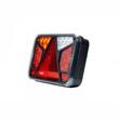 Lampa spate 240x140, LED, 7 functii, cu triunghi, ceata, mers inapoi si iluminare numar, cu mufa, CANBUS stanga, FT-370 L TB LED O Bajonet 6PIN 12V Fristom 