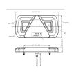 Lampa spate 252x133, 6 functii, cu triunghi, dreapta, L1832, TruckLed