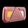 Lampa spate 252x133, 6 functii, cu triunghi, dreapta, L1832, TruckLed