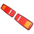 Lampa spate 275x100x2.5, 4 functii cu mers inapoi, 24V, cu LED, semnalizare sageata 69108
