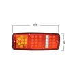 Lampa spate 275x100x2.5, 4 functii cu mers inapoi, 24V, cu LED, semnalizare sageata 69108