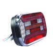 Lampa spate 302x130, LED, 7 functii cu iluminare numar, stanga, FT-600 L T Led DI Fristom