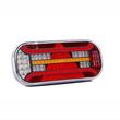 Lampa spate 302x130, LED, 7 functii, cu triunghi, ceata, mers inapoi si iluminare numar, dreapta, FT-610 P T Led DI Fristom