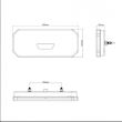 Lampa stop 305x131, 7 functii, ceata,mers inapoi, numar si semnalizare dinamica, dreapta, L1936 TruckLed