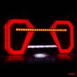Lampa stop 305x140, LED, 6 functii, ceata, mers inapoi, semnalizare dinamica, stanga, 02368 Amio