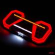 Lampa stop 305x140, LED, 6 functii, ceata, mers inapoi, semnalizare dinamica, stanga, 02368 Amio