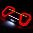 Lampa stop 305x140, LED, 6 functii, ceata, mers inapoi, semnalizare dinamica, dreapta, 02369 Amio