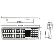 Lampa spate 311x104, 5 functii, LED, SD2046 Shiliduo