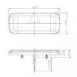 Lampa stop, 12/24V, 316x130, LED, 6 functii, semnalizare dinamica, L1918 TruckLed