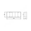 Lampa spate 345x130, 5 functii, cu ceata si numar, stanga, L2051 TruckLed