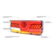 Lampa stop 350x131, 6 functii, LED, cu ceata, mers inapoi si semnalizare dinamica, dreapta, W170 DDP 1199DD Was