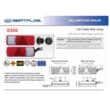 Lampa stop, 360x130, 7 functii, Led, Dreapta, Sertplas 0350L