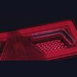 Lampa stop 375x130, 6 functii, LED, cu triunghi, dreapta, Neon Glow, L1860 TruckLed
