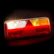 Lampa stop 400x153, 6 functii, bec, dreapta, mufa AMP, Kingpoint FT-500-26 Fristom