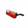 Lampa stop 400x153, 6 functii cu bec, dreapta, cu gabarit cu led, Kingpoint FT-500-235 bec Fristom