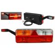 Lampa stop 400x153, 6 functii cu bec, stanga, cu gabarit Led, Kingpoint FT145, FT-500-135 Fristom