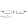 Lampa stop 400x153, 6 functii, dreapta, mufa Kingpoint FT-500-236 LED Fristom