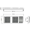 Lampa spate 410x150, 4 functii, LED, cu mers inapoi, 24V, Shiliduo 2002A
