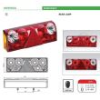 Lampa stop 420x150, 24V, 7 functii, cu triunghi, fara bec,  Europoint 2, Stanga, UCLER 0106lk, 98641