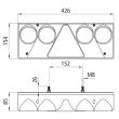 Lampa spate, 24V, 420x140, Europoint 2, 7 functii, dreapta, LED-D5-424